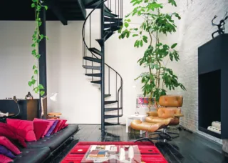 picture of a staircase in a house 